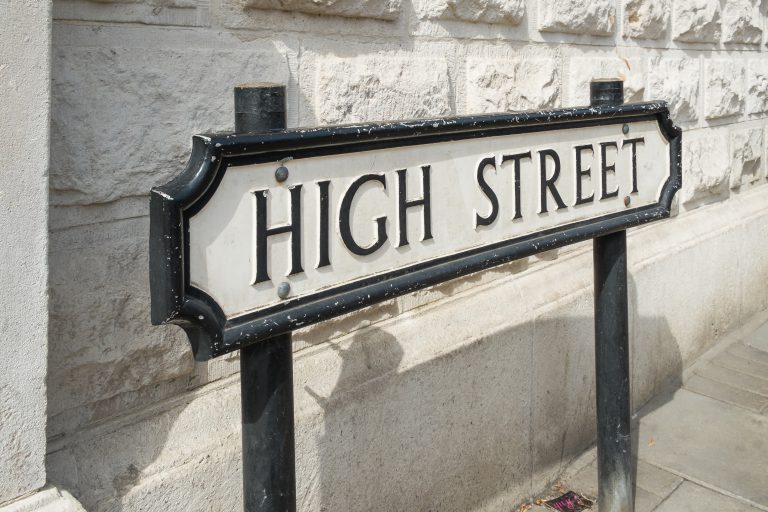 the high street