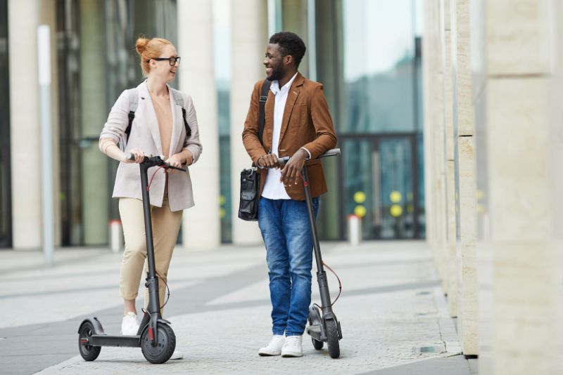 electric-scooter-health-benefits-in-lichfield-okai-neon-pro